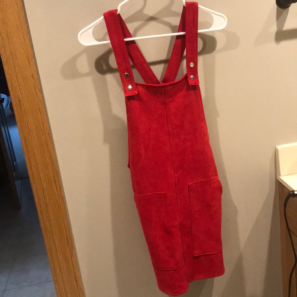 red dress